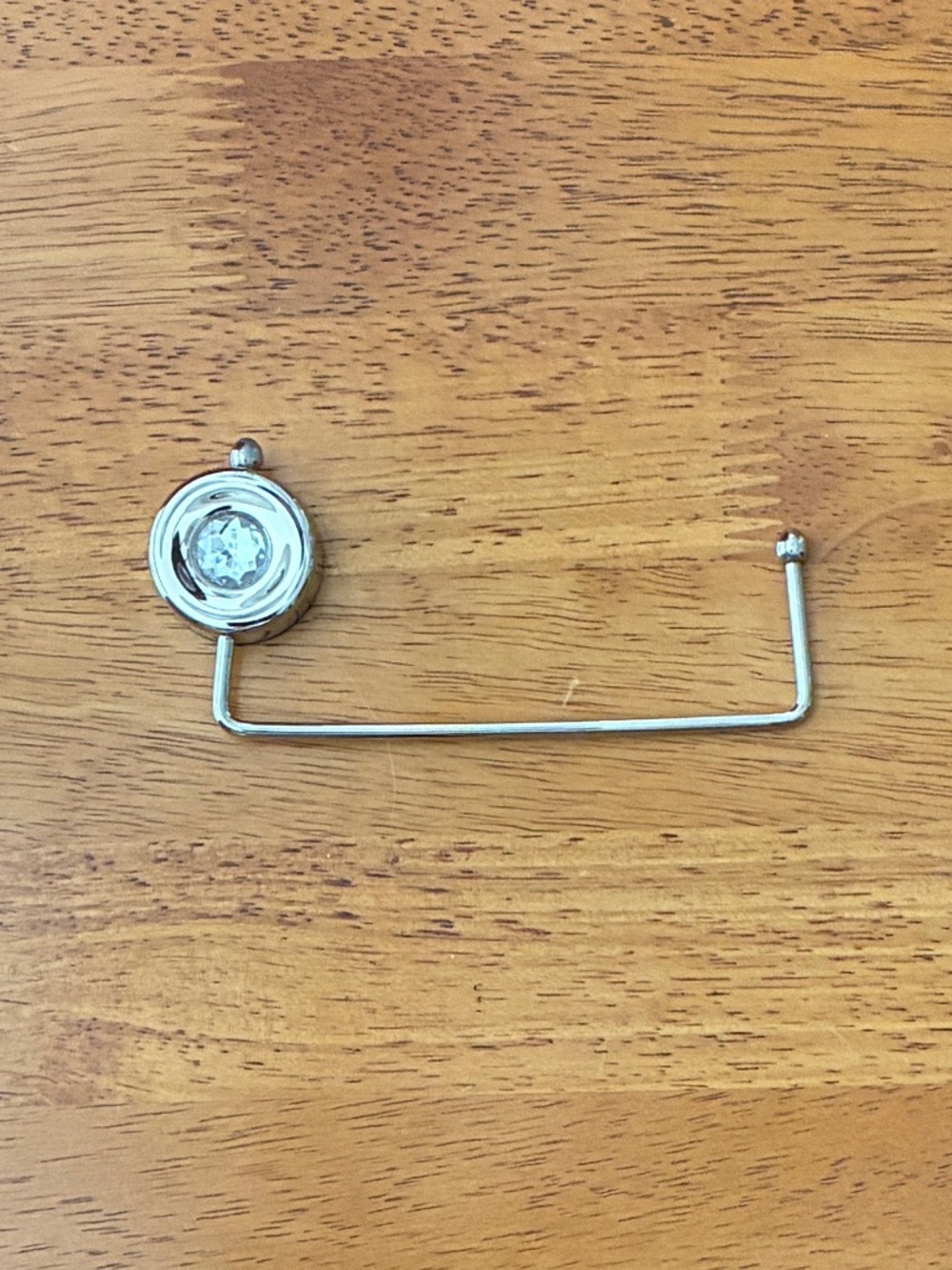 Rhinestone Purse Hanger - Set of 2, Goldtone & Silvertone